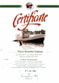 El certificado de nuestro viaje